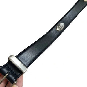 PGA TOUR MEN'S LEATHER BELT, BLACK